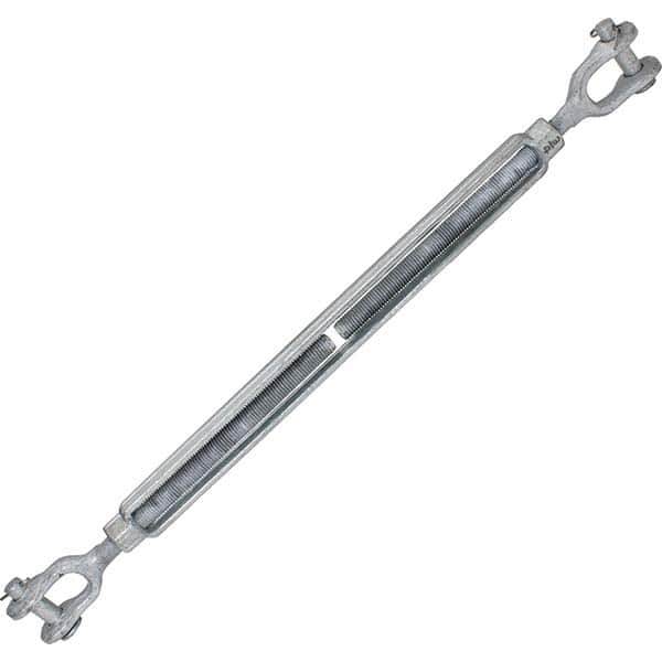 US Cargo Control - Turnbuckles Type: Jaw & Jaw Working Load Limit (Lb.): 5200 - Industrial Tool & Supply