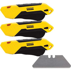 Stanley - Utility Knives, Snap Blades & Box Cutters Type: Safety Utility Knife Blade Type: Retractable - Industrial Tool & Supply