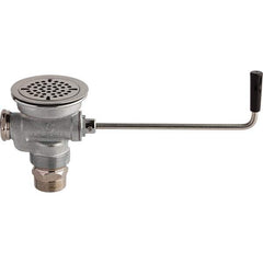Chicago Faucets - Drain Components; Type: Twist Waste Drain ; Includes: Internal Plug Valve ; Material: Chrome Plated - Exact Industrial Supply