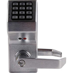 Alarm Lock - Lever Locksets Type: Entrance Door Thickness: 1-3/4 - Industrial Tool & Supply