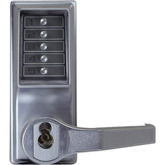 Simplex - Lever Locksets Type: Push-button Lock Door Thickness: 1-3/4 - Industrial Tool & Supply