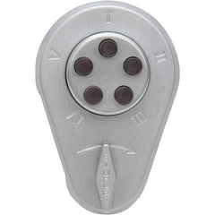 Simplex - Lever Locksets Type: Thumbturn Door Thickness: 1-3/4 - Industrial Tool & Supply