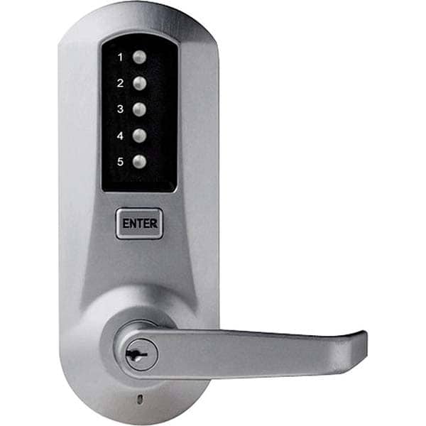 Simplex - Lever Locksets Type: Push-button Lock Door Thickness: 1-3/4 - Industrial Tool & Supply