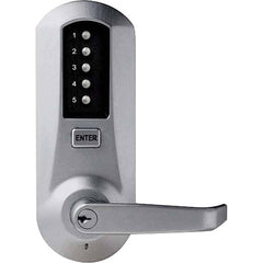 Simplex - Lever Locksets Type: Push-button Lock Door Thickness: 1-3/4 - Industrial Tool & Supply