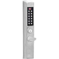 E-Plex - Lever Locksets Type: Thumbturn Door Thickness: 1-3/4 - Industrial Tool & Supply