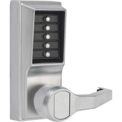 Simplex - Lever Locksets Type: Push-button Lock Door Thickness: 1-3/4 - Industrial Tool & Supply