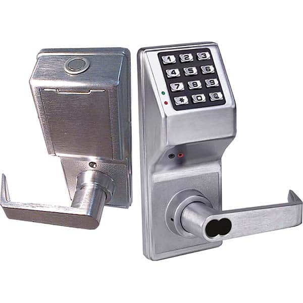 Alarm Lock - Lever Locksets Type: Entrance Door Thickness: 1-3/4 - Industrial Tool & Supply