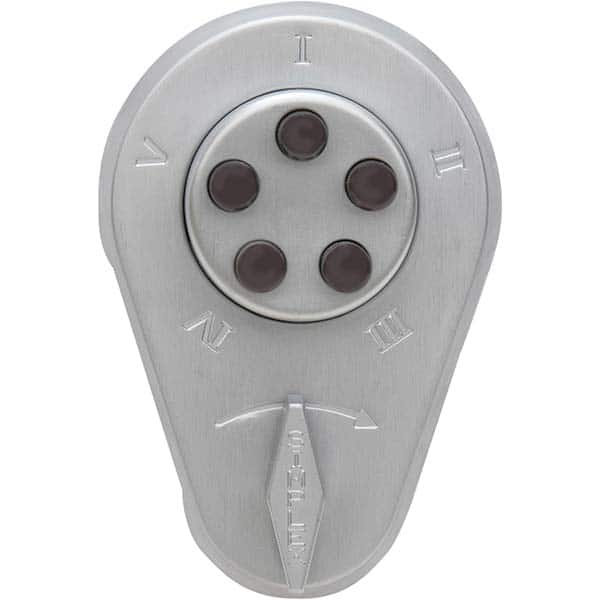 Simplex - Lever Locksets Type: Thumbturn Door Thickness: 1-3/4 - Industrial Tool & Supply