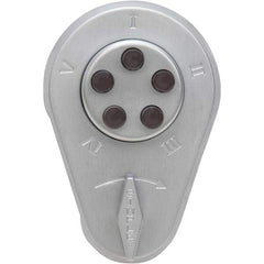 Simplex - Lever Locksets Type: Thumbturn Door Thickness: 1-3/4 - Industrial Tool & Supply