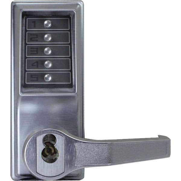 Simplex - Lever Locksets Type: Push-button Lock Door Thickness: 1-3/4 - Industrial Tool & Supply