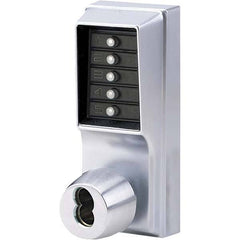 Simplex - Lever Locksets Type: Push-button Lock Door Thickness: 1-3/4 - Industrial Tool & Supply