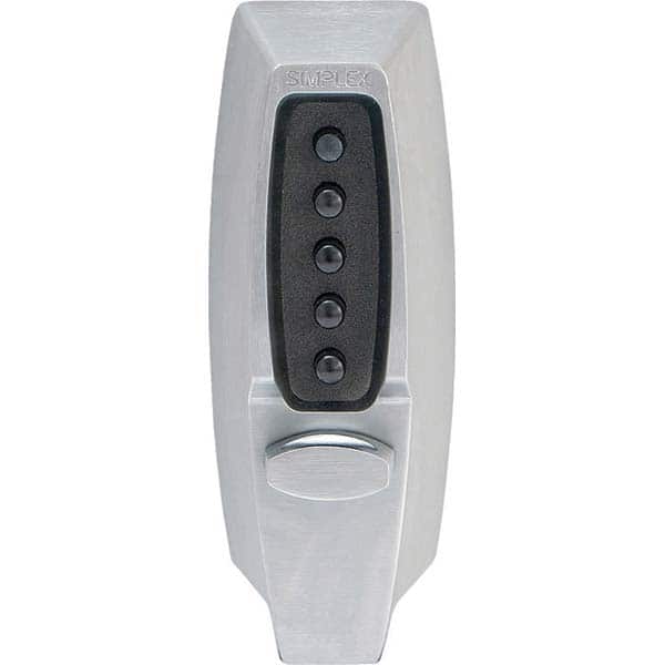 Simplex - Lever Locksets Type: Thumbturn Door Thickness: 1-3/4 - Industrial Tool & Supply