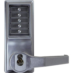 Simplex - Lever Locksets Type: Push-button Lock Door Thickness: 1-3/4 - Industrial Tool & Supply