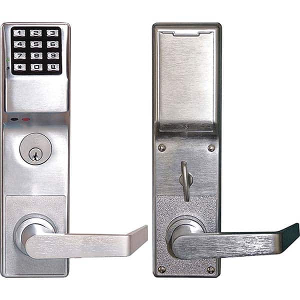 Alarm Lock - Lever Locksets Type: Privacy Door Thickness: 1-3/4 - Industrial Tool & Supply
