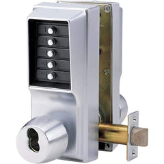 Simplex - Lever Locksets Type: Push-button Lock Door Thickness: 1-3/4 - Industrial Tool & Supply
