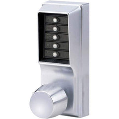 Simplex - Lever Locksets Type: Push-button Lock Door Thickness: 1-3/4 - Industrial Tool & Supply