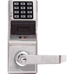 Alarm Lock - Lever Locksets Type: Entrance Door Thickness: 1-3/4 - Industrial Tool & Supply