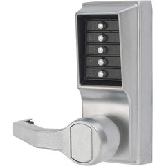 Simplex - Lever Locksets Type: Push-button Lock Door Thickness: 1-3/4 - Industrial Tool & Supply