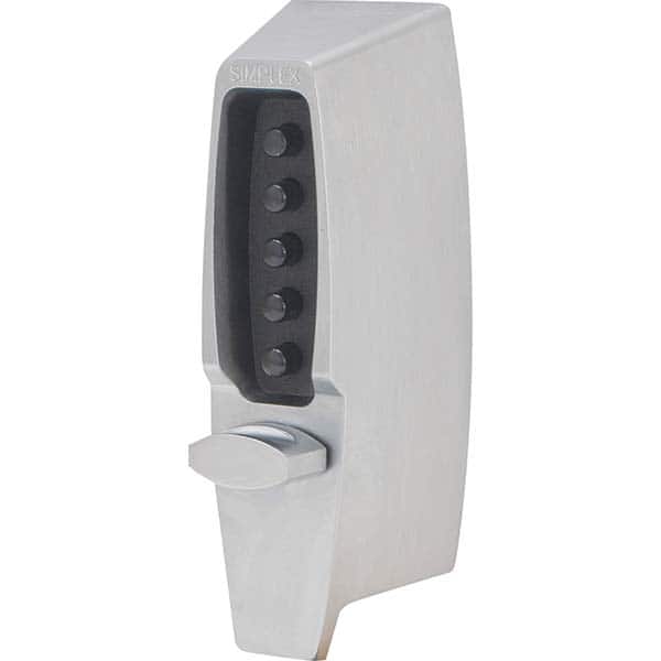 Simplex - Lever Locksets Type: Thumbturn Door Thickness: 1-3/4 - Industrial Tool & Supply