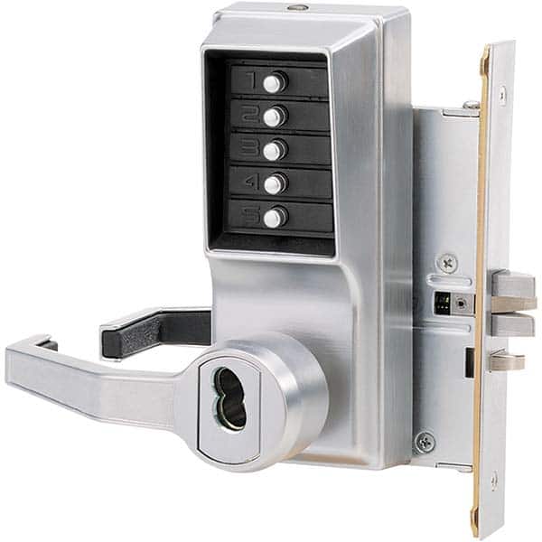 Simplex - Lever Locksets Type: Keypad Door Thickness: 1-3/4 - Industrial Tool & Supply