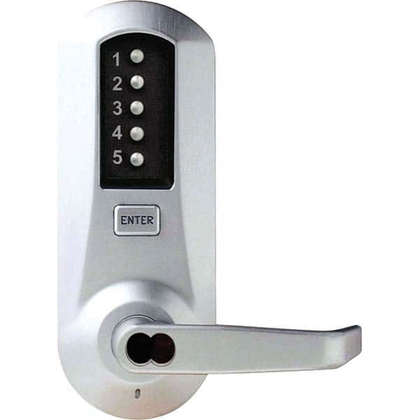 Simplex - Lever Locksets Type: Push-button Lock Door Thickness: 1-3/4 - Industrial Tool & Supply