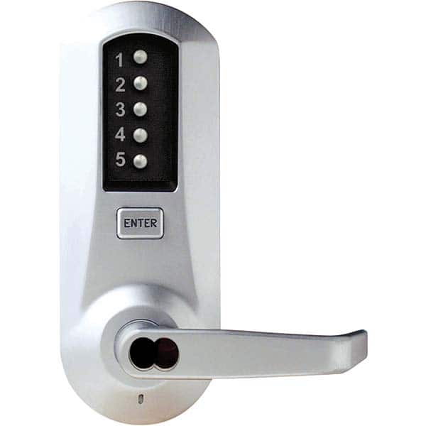 Simplex - Lever Locksets Type: Push-button Lock Door Thickness: 1-3/4 - Industrial Tool & Supply