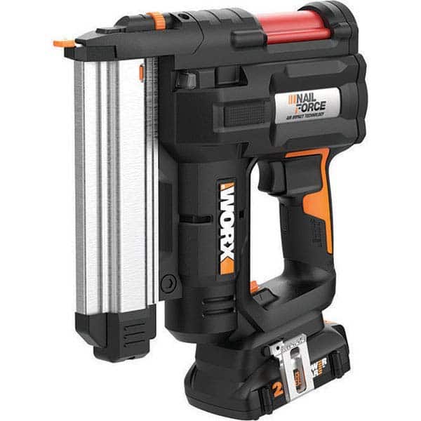 Worx - Cordless Nailers Fastener Type: Staple Gun/Brad Nailer Nail Diameter (Gauge): 18.00 - Industrial Tool & Supply