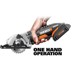 Worx - Cordless Circular Saws Voltage: 20 Battery Chemistry: Lithium-Ion - Industrial Tool & Supply