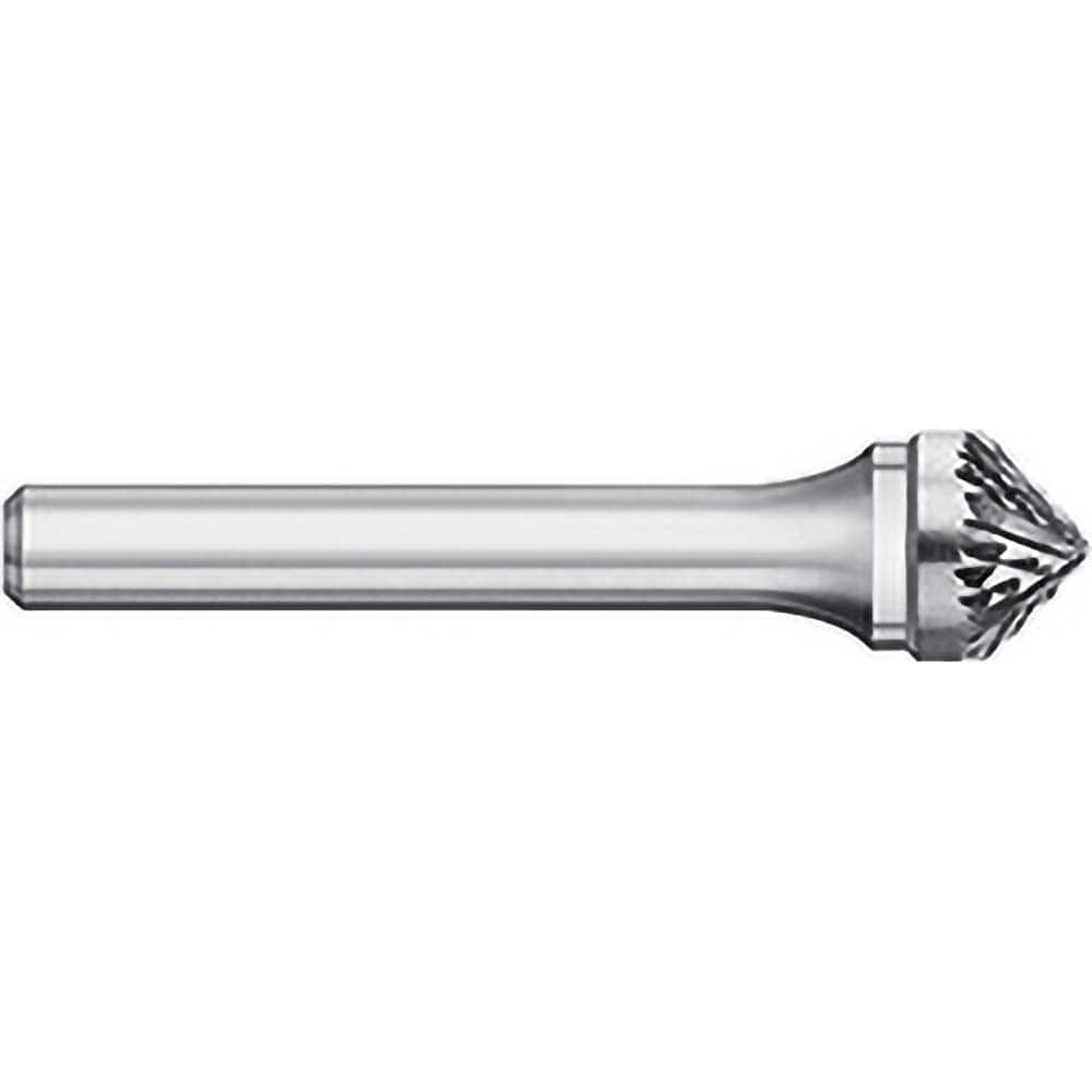 Titan USA - Burrs; Head Shape: Taper ; Industry Specification: SK-9 ; Tooth Style: Double Cut ; Cutting Diameter (Inch): 1 ; Cutting Diameter (Decimal Inch): 1.0000 ; Shank Diameter (Inch): 1/4 - Exact Industrial Supply