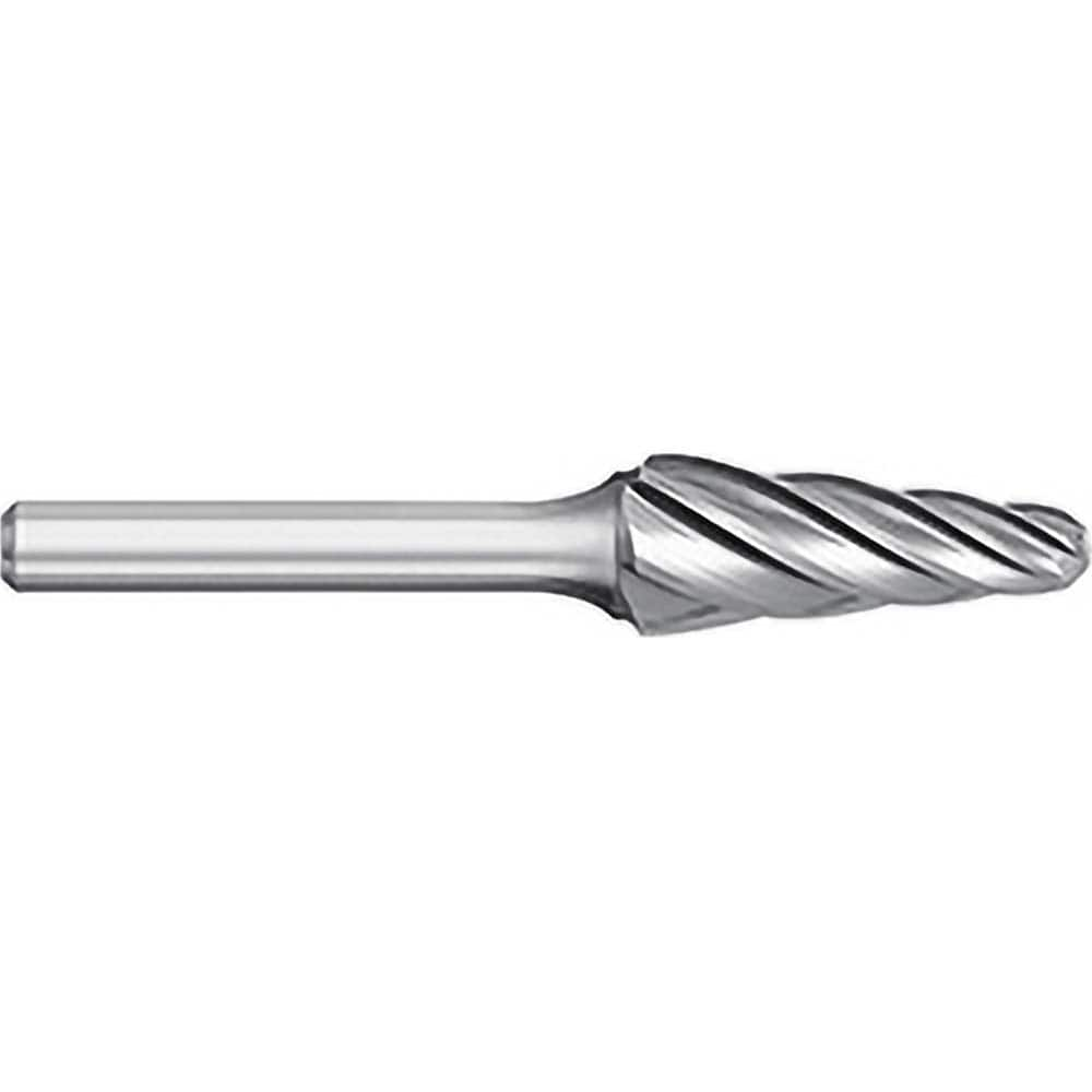 Titan USA - Burrs; Head Shape: Taper ; Industry Specification: SL-3NF ; Tooth Style: Aluma Cut ; Cutting Diameter (Inch): 3/8 ; Cutting Diameter (Decimal Inch): 0.3750 ; Shank Diameter (Inch): 1/4 - Exact Industrial Supply