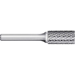 Titan USA - Burrs; Head Shape: Cylinder ; Industry Specification: SA-7 ; Tooth Style: Double Cut ; Cutting Diameter (Inch): 3/4 ; Cutting Diameter (Decimal Inch): 0.7500 ; Shank Diameter (Inch): 1/4 - Exact Industrial Supply