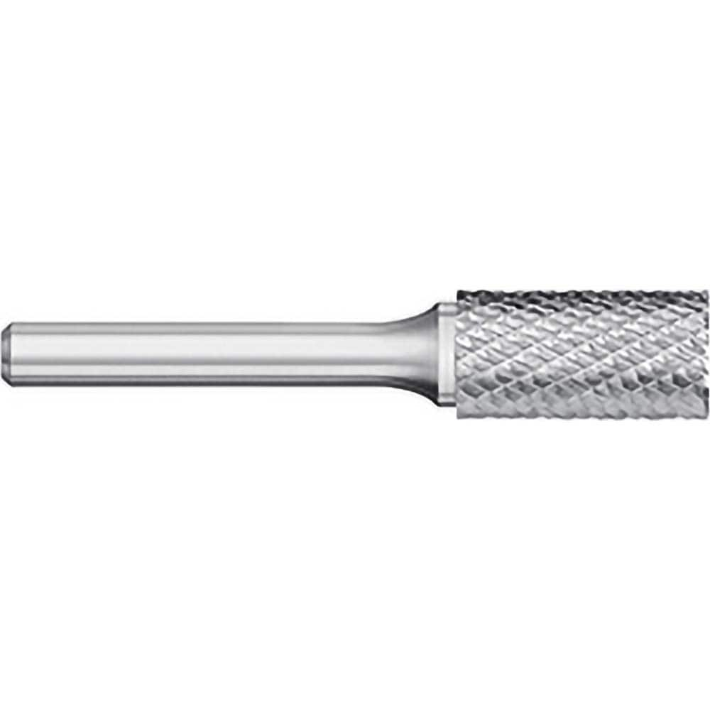 Titan USA - Burrs; Head Shape: Cylinder w/End Cut ; Industry Specification: SB-11 ; Tooth Style: Double Cut ; Cutting Diameter (Inch): 1/8 ; Cutting Diameter (Decimal Inch): 0.1250 ; Shank Diameter (Inch): 1/4 - Exact Industrial Supply