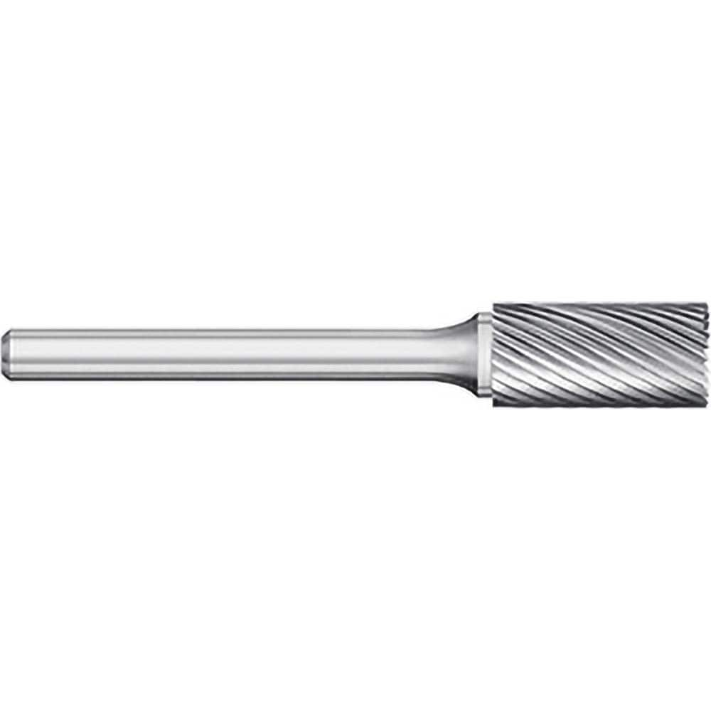 Titan USA - Burrs; Head Shape: Cylinder w/End Cut ; Industry Specification: SB-42L3 ; Tooth Style: Single Cut ; Cutting Diameter (Decimal Inch): 0.0938 ; Shank Diameter (Inch): 1/8 ; Shank Diameter (Decimal Inch): 1/8 - Exact Industrial Supply