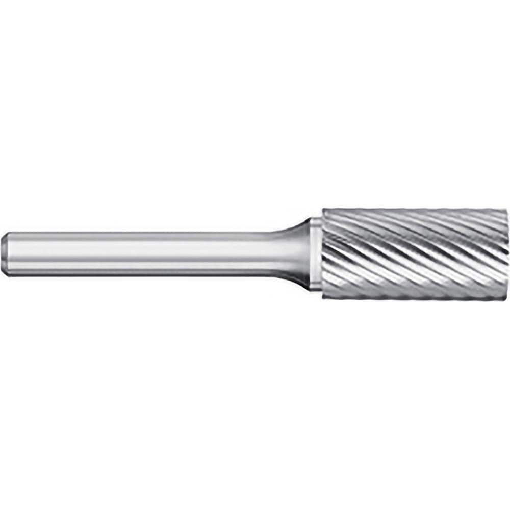 Titan USA - Burrs; Head Shape: Cylinder ; Industry Specification: SA-51 ; Tooth Style: Single Cut ; Cutting Diameter (Inch): 1/4 ; Cutting Diameter (Decimal Inch): 0.2500 ; Shank Diameter (Inch): 1/8 - Exact Industrial Supply