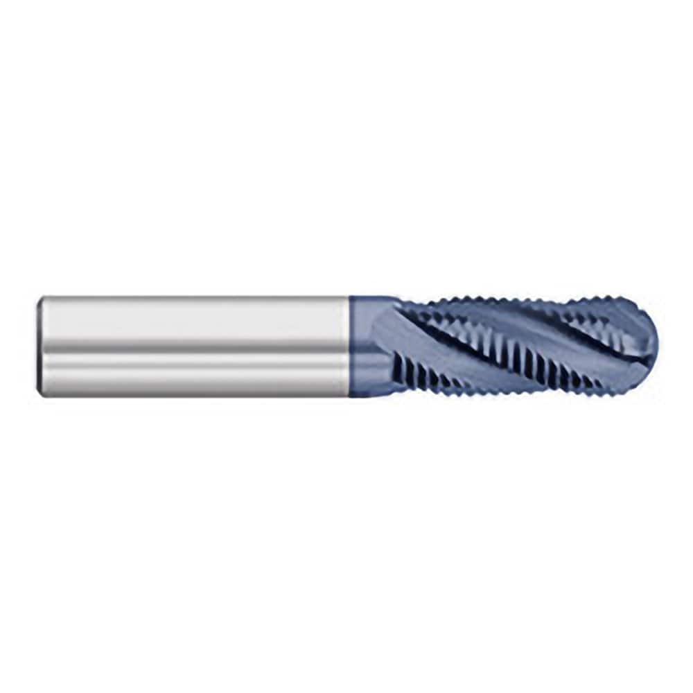 Roughing End Mills; Mill Diameter (Inch): 3/8; Mill Diameter (Decimal Inch): 0.3750; Number of Flutes: 4; Pitch: Fine; Length of Cut (Inch): 1.0000; Length of Cut (Decimal Inch): 1.0000; Shank Diameter (Inch): 0.3750; 3/8; Shank Diameter (mm): 0.3750; Sha