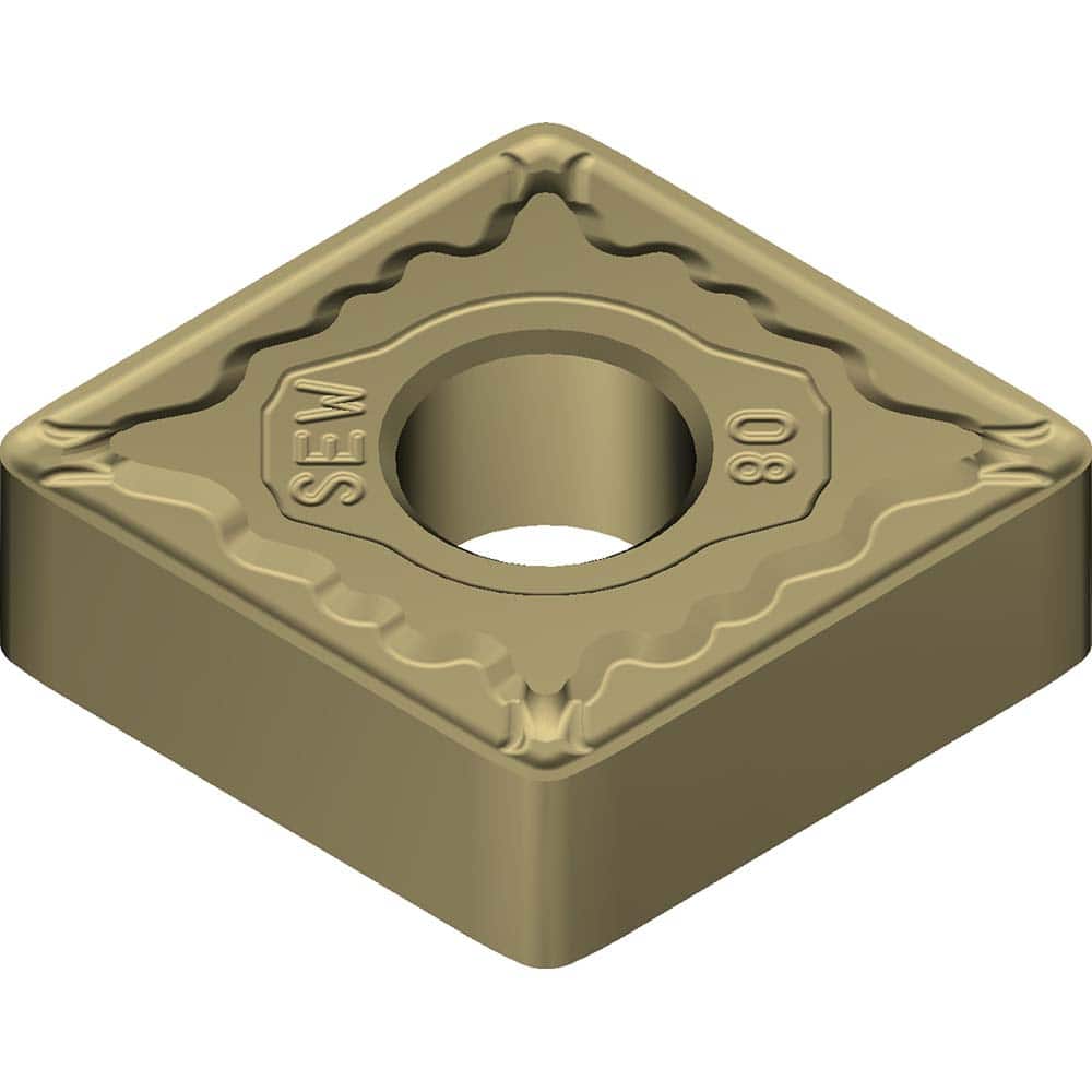 CNMG332ESEW AC8020P Carbide Turning Insert Absotech Finish, 0.3819″ Long, 3/8″ Inscribed Circle, 0.0315″ Corner Radius, 0.1874″ Thick, Series AC8020P