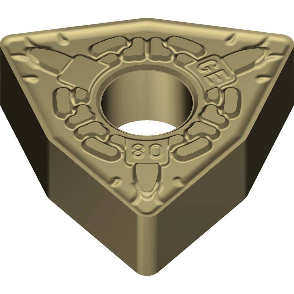 WNMG332EGE AC8020P Carbide Turning Insert Absotech Finish, 0.2559″ Long, 3/8″ Inscribed Circle, 0.0315″ Corner Radius, 0.1874″ Thick, Series AC8020P