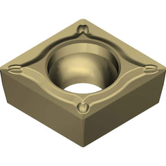 CPMT21.52ESU AC8020P Carbide Turning Insert Absotech Finish, 0.252″ Long, 1/4″ Inscribed Circle, 0.0315″ Corner Radius, 0.0937″ Thick, Series AC8020P