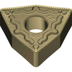 WNMG332EEF AC8020P Carbide Turning Insert Absotech Finish, 0.2559″ Long, 3/8″ Inscribed Circle, 0.0315″ Corner Radius, 0.1874″ Thick, Series AC8020P