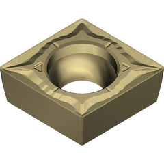 CCMT21.52EGU AC8020P Carbide Turning Insert Absotech Finish, 0.252″ Long, 1/4″ Inscribed Circle, 0.0315″ Corner Radius, 0.0937″ Thick, Series AC8020P