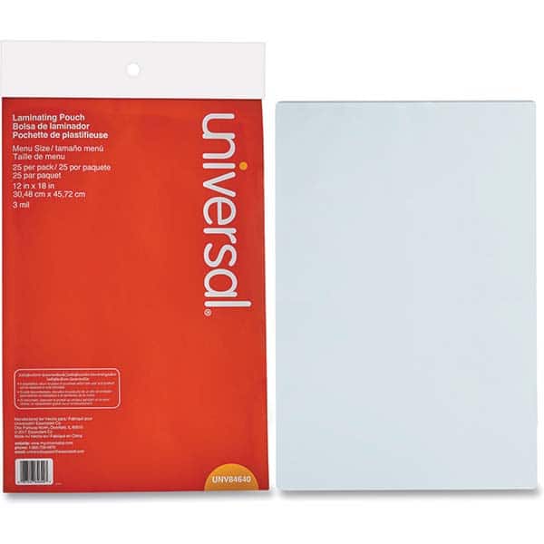 UNIVERSAL - Laminator Accessories Type: Laminating Pouch - Industrial Tool & Supply