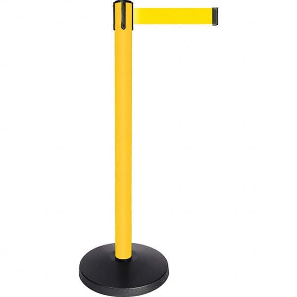Tensator - Barrier Posts Type: Tensabarrier Post Post Color/Finish: Yellow - Industrial Tool & Supply