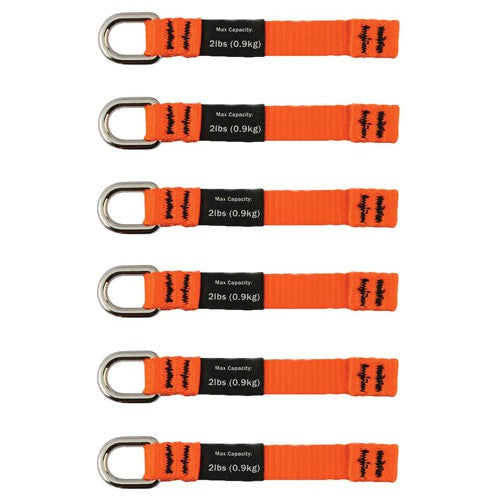 3700 Med Orange Web Tool Tails 2Lb 6-Pack - Industrial Tool & Supply