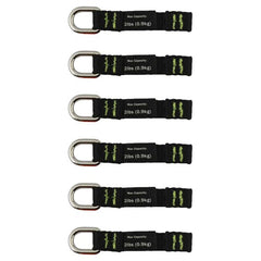 3700 Short Black -2Lb 6-Pack Web Tool Tails - Industrial Tool & Supply