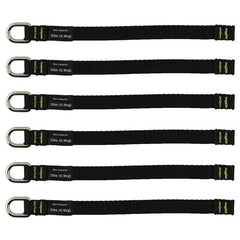 3700 2X-Long Black Web Tool Tails 2Lb 6-Pack - Industrial Tool & Supply