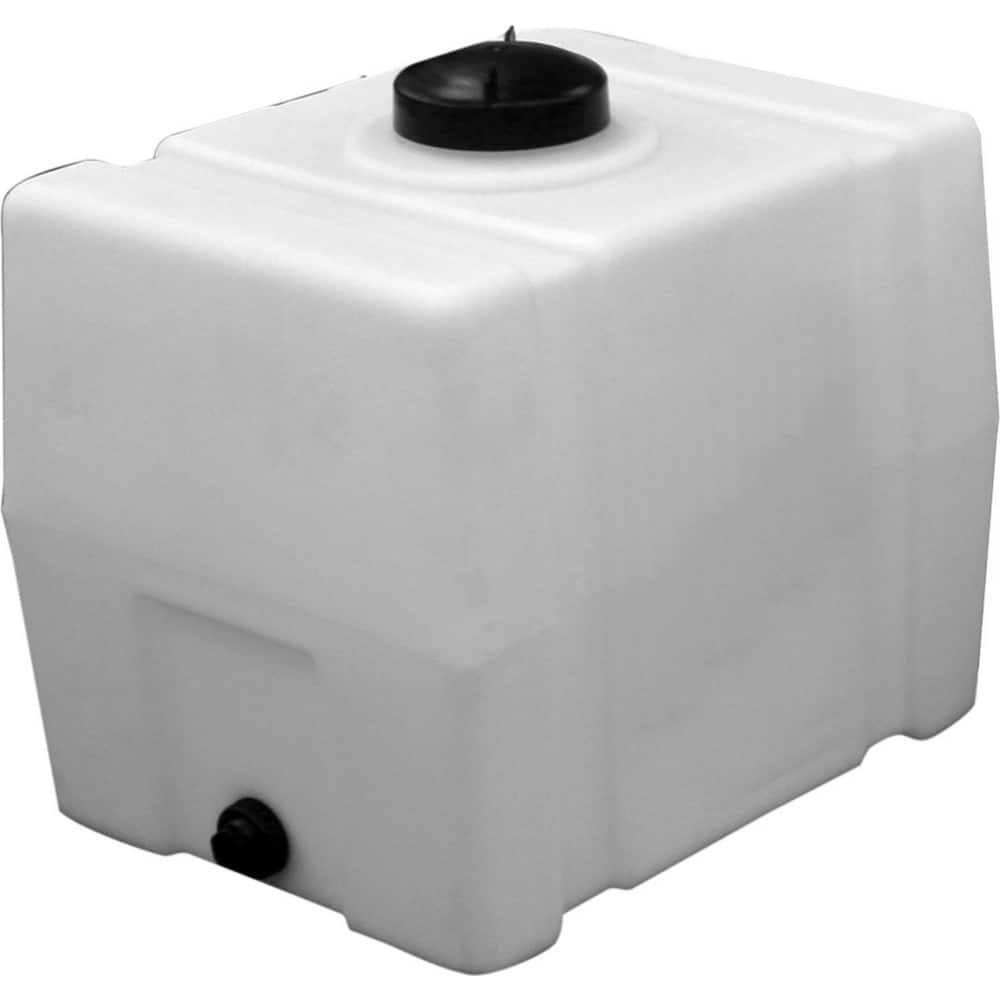 Oil Drain Containers; Container Size: 100 gal; Overall Height: 29 in; Overall Length: 38.00; Overall Width: 30; Color: White; Fractional Height: 29 in; Color: White; Container Size: 100 gal