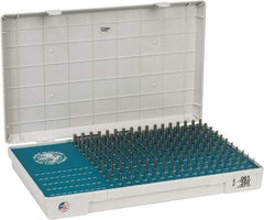 Meyer Gage - 190 Piece, 0.061-0.25 Inch Diameter Plug and Pin Gage Set - Plus 0.0001 Inch Tolerance, Class Z - Industrial Tool & Supply