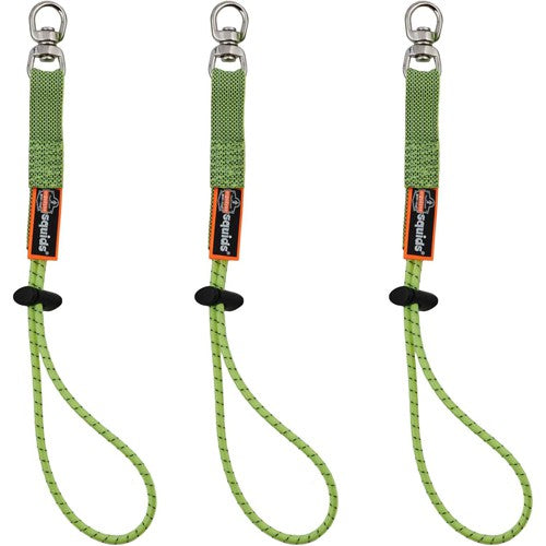 3713 Standard Lime Elastic Loop Tool Tail Swivel - 10Lbs 3-Pack - Industrial Tool & Supply