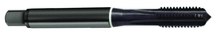 4-40 Dia. - 2B - 3 FL - Cobalt Semi-Bott White Ring Tap - Blk-Ox FORM-C DIN 371 - Industrial Tool & Supply