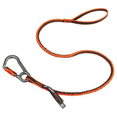 3108F Standard Orange Tool Lanyard Single Locking Carabiner - 15Lbs - Industrial Tool & Supply